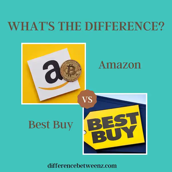 Difference between Amazon and Best Buy