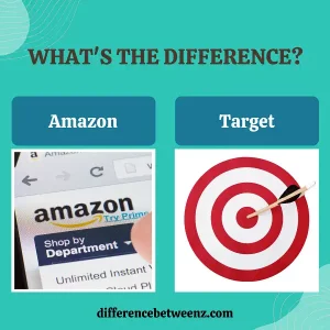 Difference between Amazon and Target