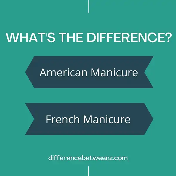 Difference between American and French Manicures