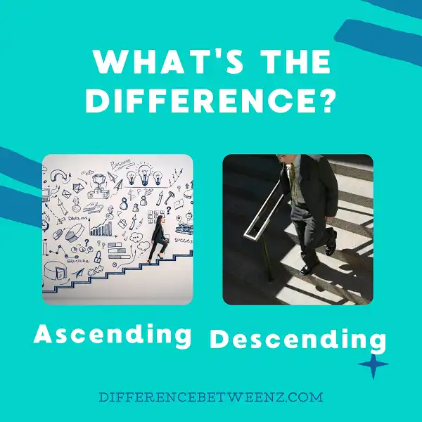 Difference between Ascending and Descending