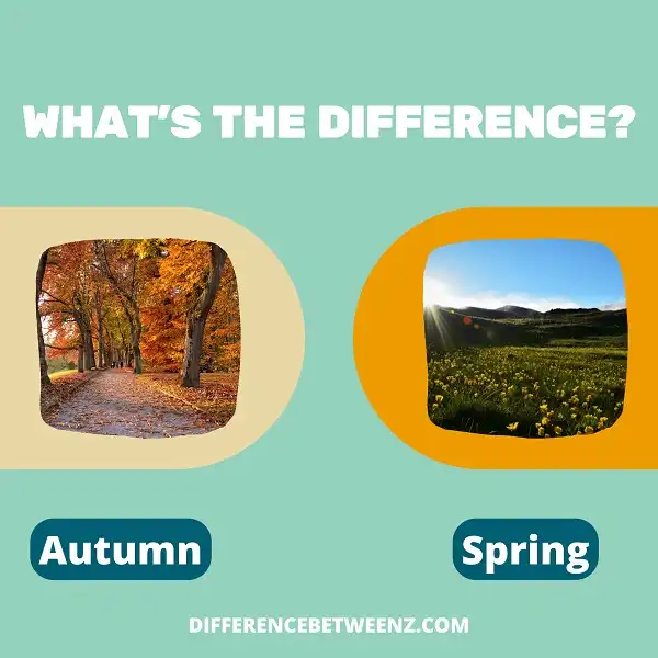 Difference between Autumn and Spring