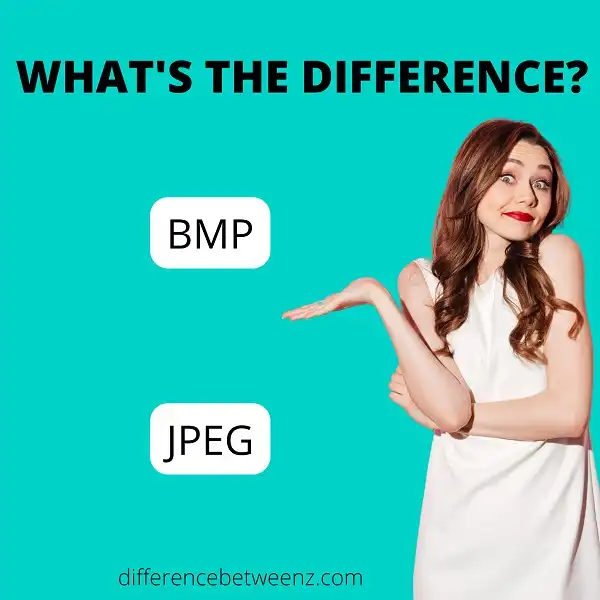 Difference between BMP and JPEG