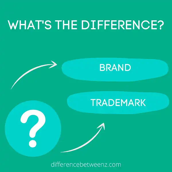 Difference between Brand and Trademark