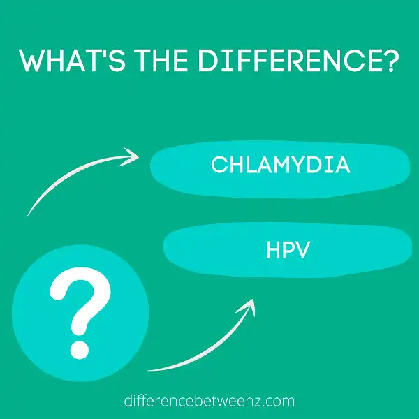 Difference between Chlamydia and HPV