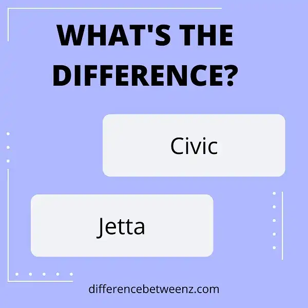 Difference between Civic and Jetta