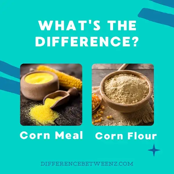 Difference between Corn Meal and Corn Flour