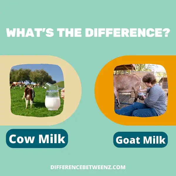 Difference between Cow Milk and Goat Milk