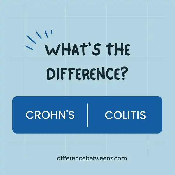 Difference between Crohn's and Colitis