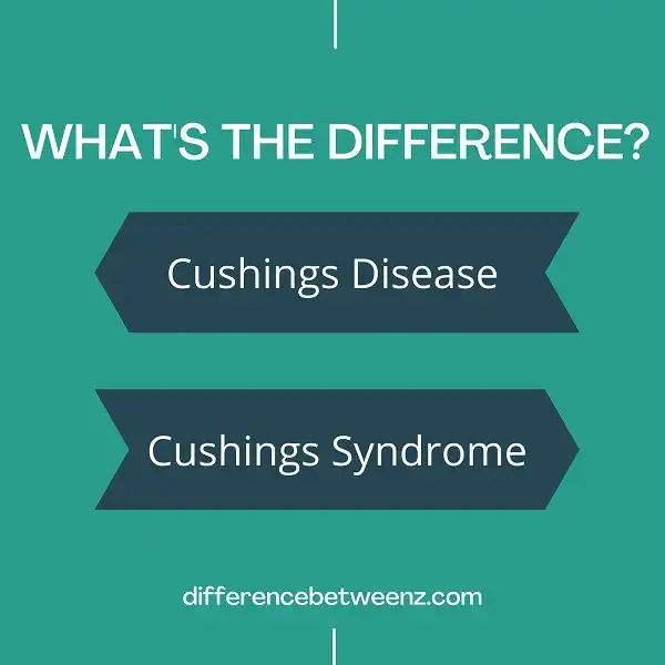 Difference between Cushings Disease and Cushings Syndrome