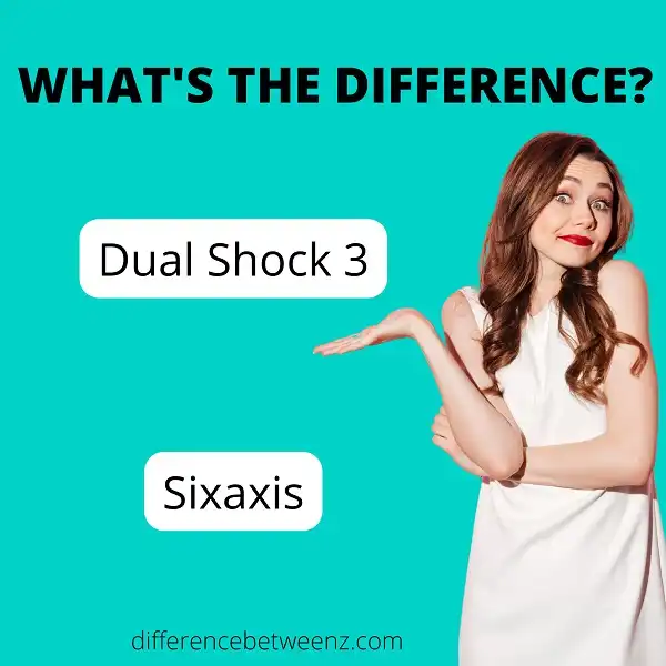 Difference between Dual Shock 3 and Sixaxis