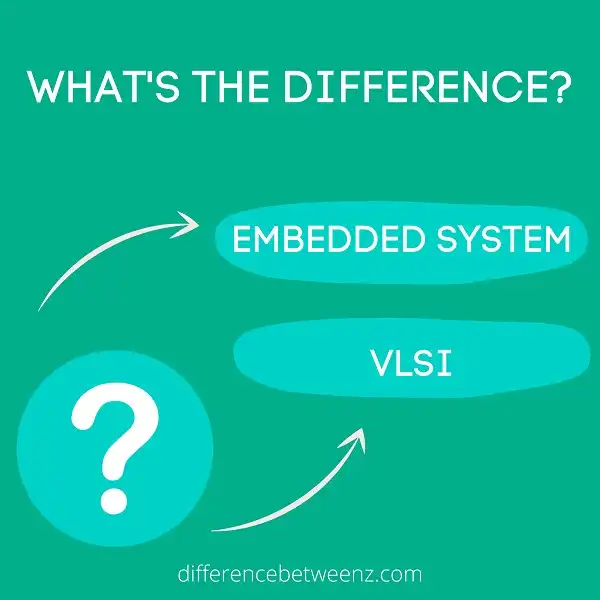 Difference between Embedded System and VLSI