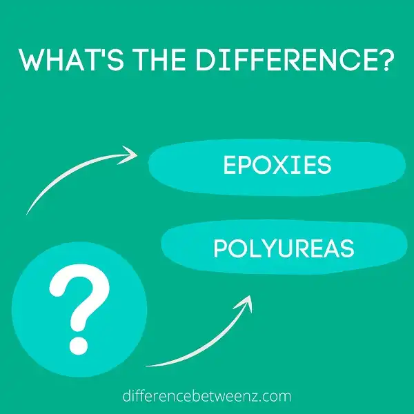 Difference between Epoxies and Polyureas