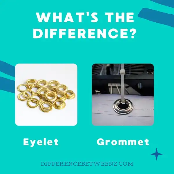 Difference between Eyelet and Grommet