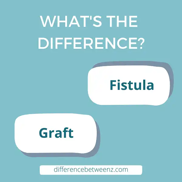 Difference between Fistula and Graft