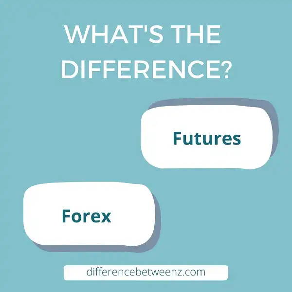 Difference between Futures and Forex