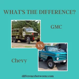 Difference between GMC and Chevy