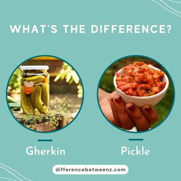Difference between Gherkins and Pickles