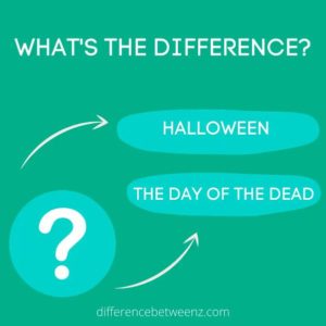 one difference between halloween and day of the dead