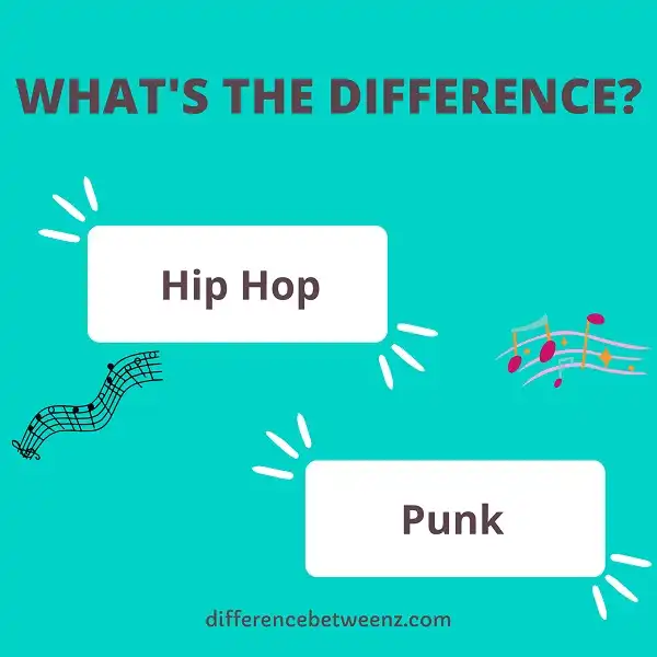 Difference between Hip Hop and Punk