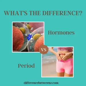 Difference between Hormones and Period