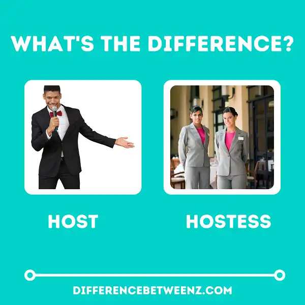 Difference between Host and Hostess