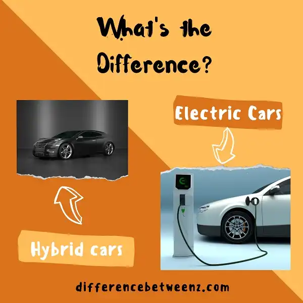 Difference between Hybrid and Electric Cars