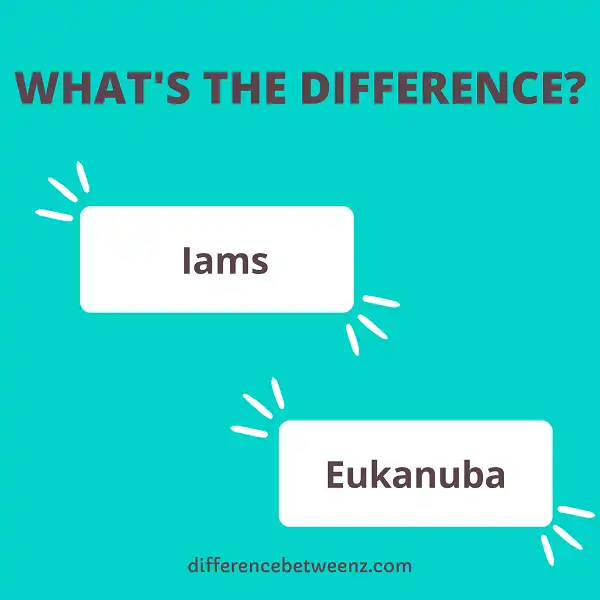 Difference between Iams and Eukanuba