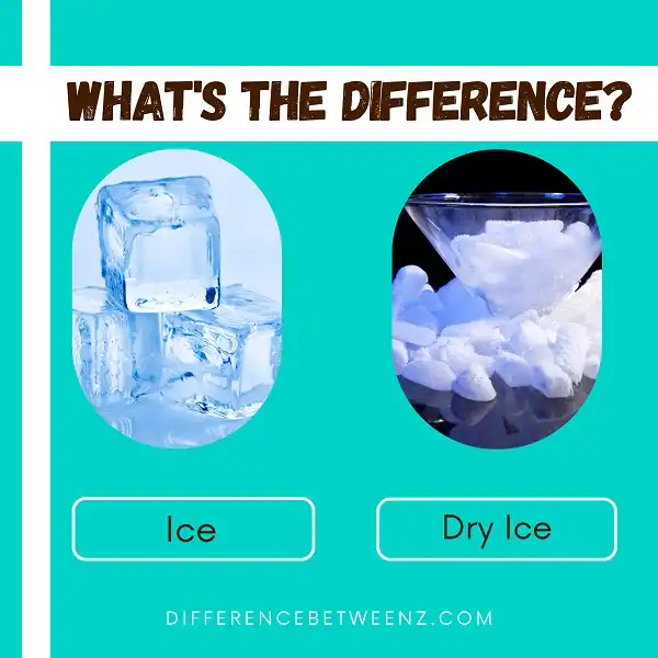 Difference between Ice and Dry Ice
