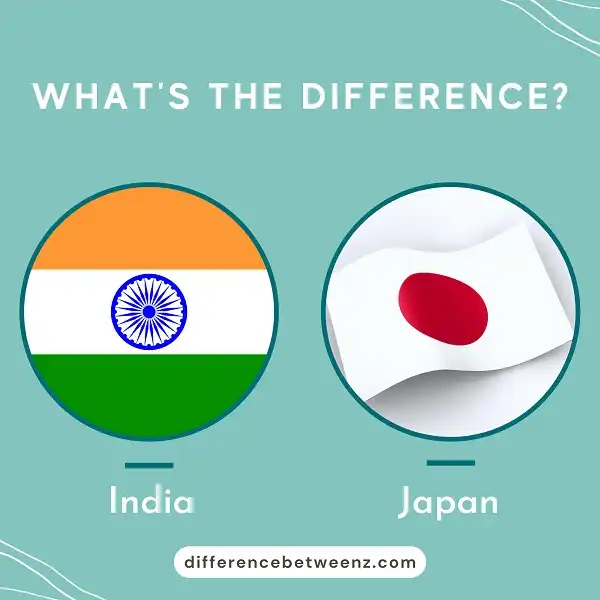 Difference between India and Japan