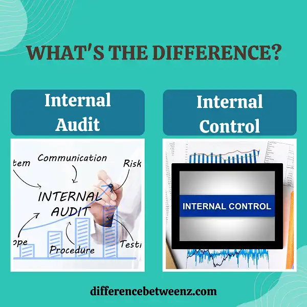 Difference between Internal Audit and Internal Control