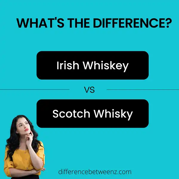 Difference between Irish Whiskey and Scotch Whisky