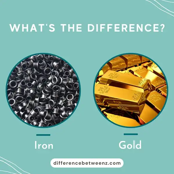 Difference between Iron and Gold
