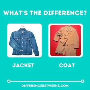 Difference between Jacket and Coat