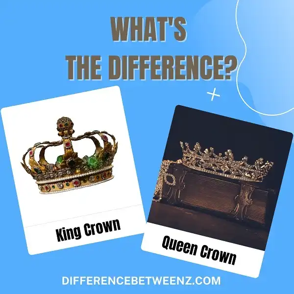 Difference between King and Queen Crown