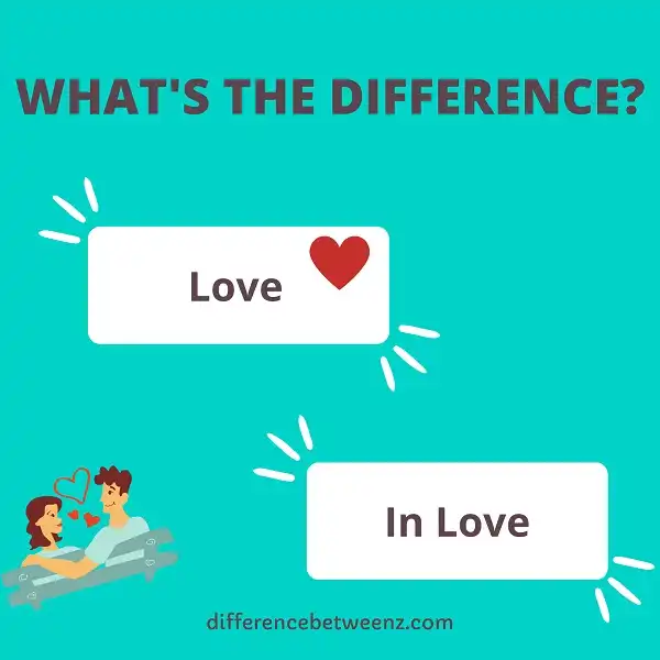 Difference between Love and In Love