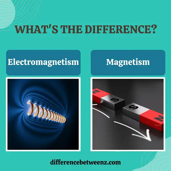 Difference between Magnetism and Electromagnetism
