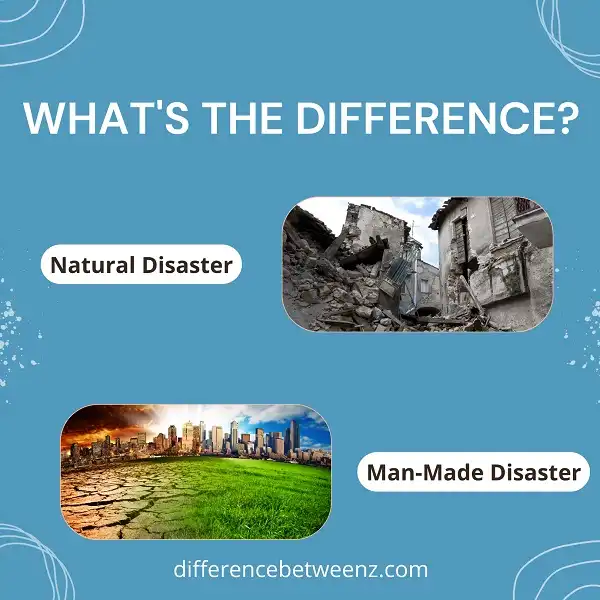 Difference between Natural Disaster and Man-Made Disaster