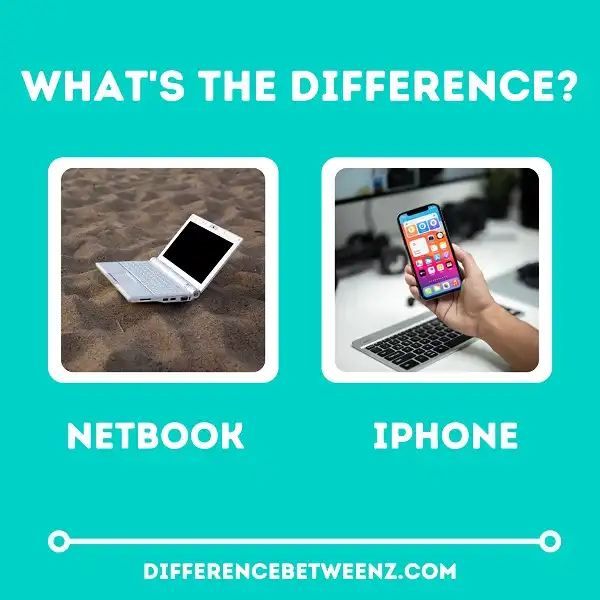 Difference between Netbook and Iphone