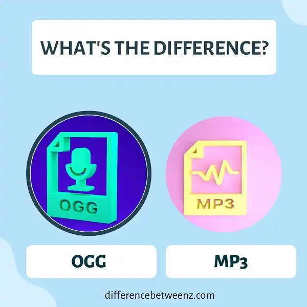 Difference between OGG and MP3