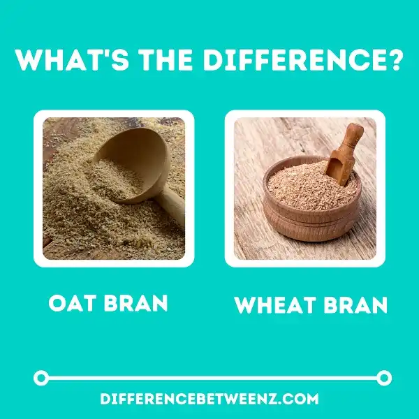 Difference between Oat Bran and Wheat Bran