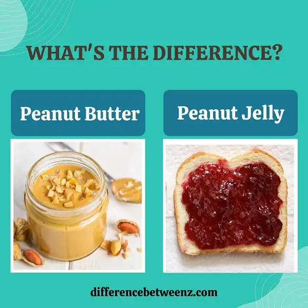 Difference between Peanut Butter and Jelly