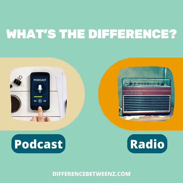 Difference between Podcast and Radio