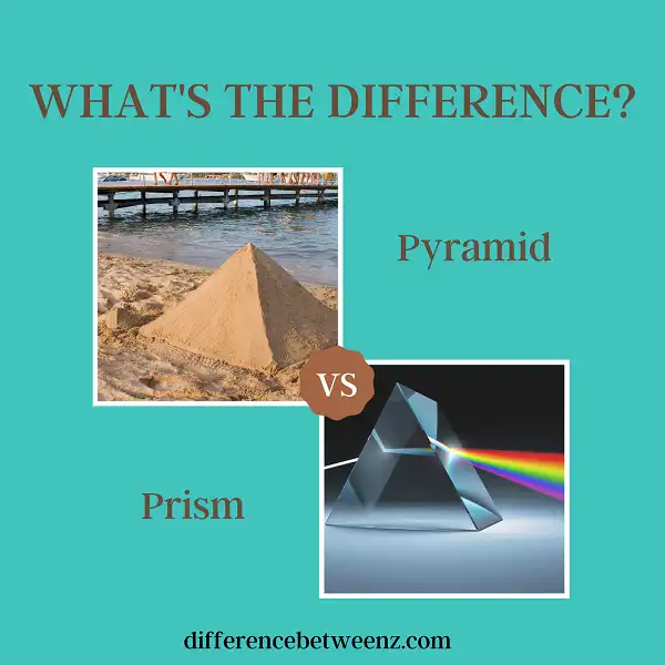 Difference between Pyramids and Prisms