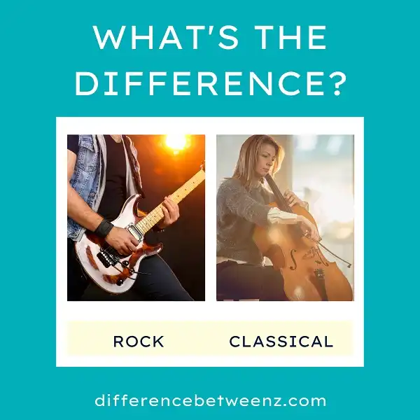 Difference between Rock and Classical