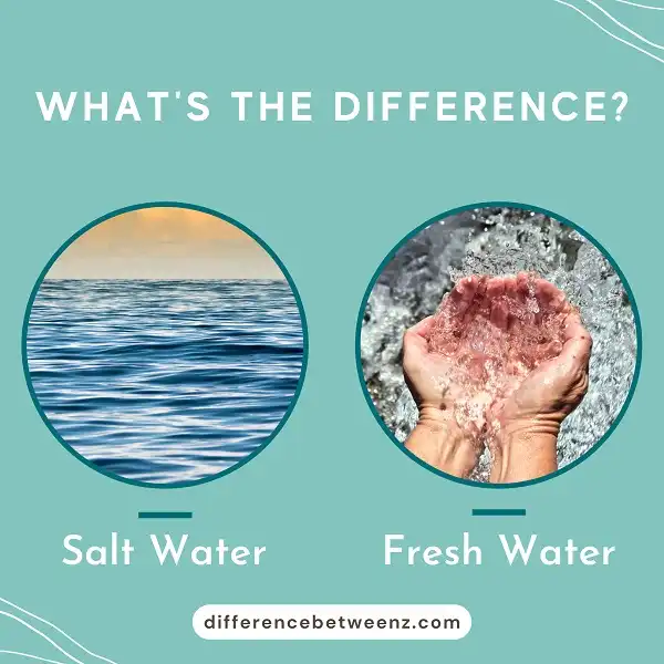 Difference between Salt Water and Fresh Water
