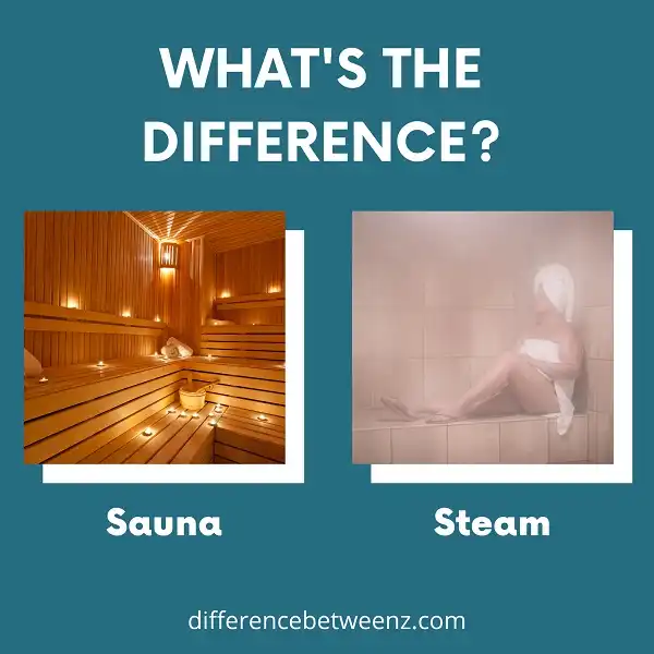 Difference between Sauna and Steam