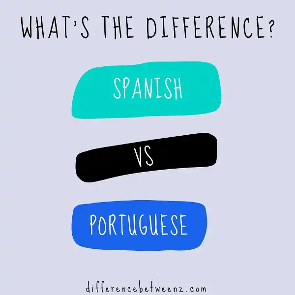 Difference between Spanish and Portuguese