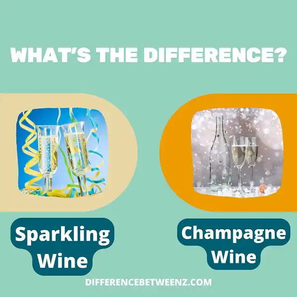 Difference between Sparkling Wine and Champagne