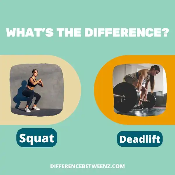 Difference between Squat and Deadlift