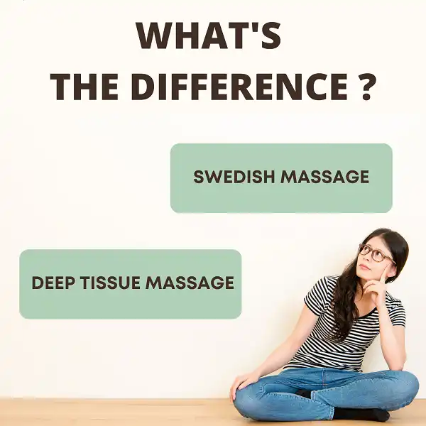 Difference between Swedish Massage and Deep Tissue Massage